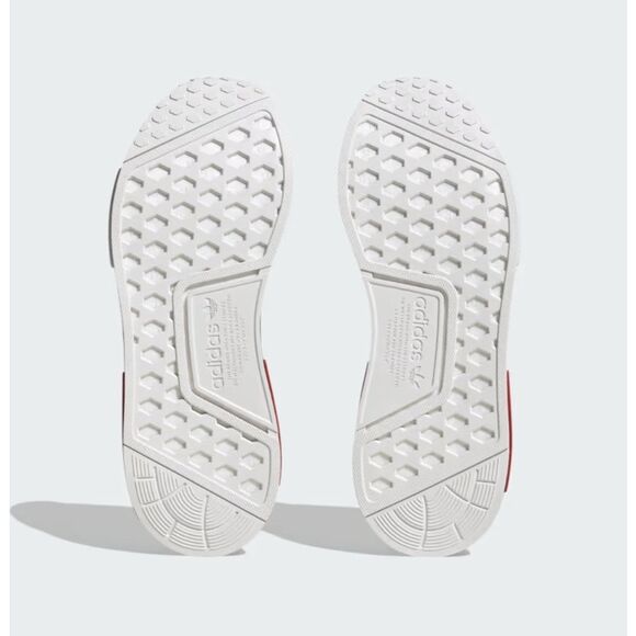 adidas NMD R1 IF4892 White Red Black Men\'s  Size 8.5 Women\'s 9.5